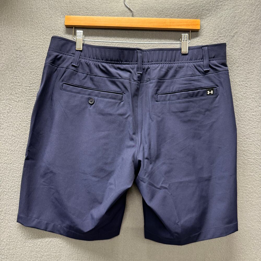 Under Armour Men's Athletic Shorts Navy - Picture 3 of 9